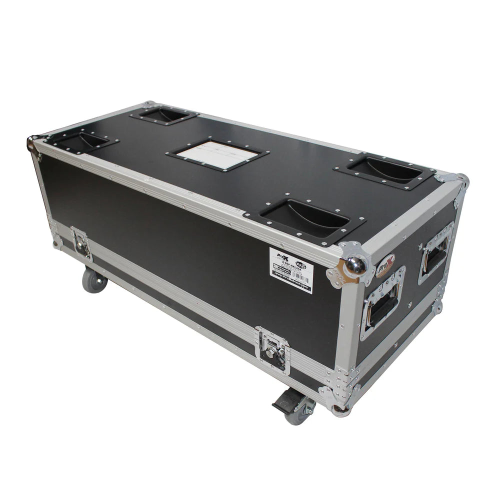 PRO-X- X-RCF NXL24A - ProX X-RCF-NXL24A Flight Case for Two RCF NX L24-A Column Array Speakers W/4 Inch Casters