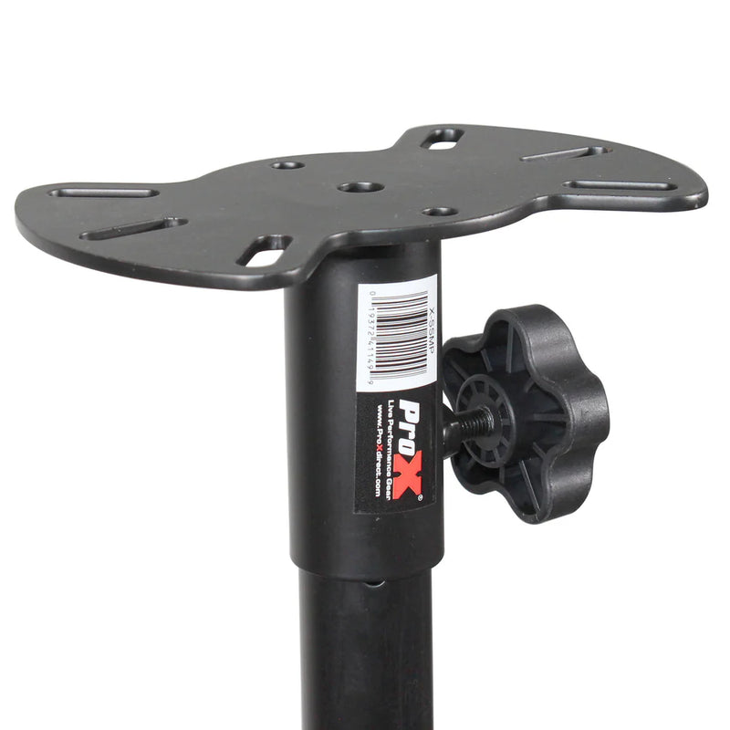 PRO-X- X-SSMP BLK - ProX X-SSMP Speaker Stand Mounting Plate Tray For Moving Heads and Speakers