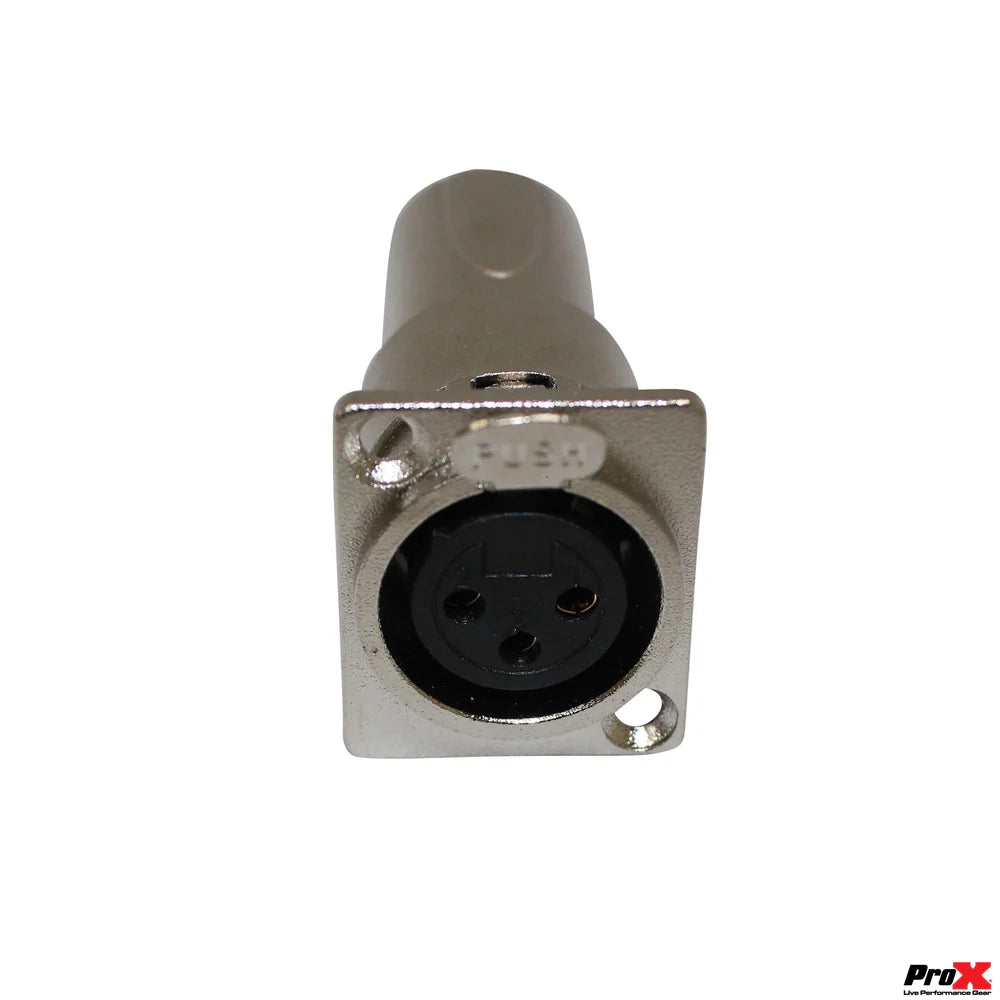 PROX-XC-3FDM - ProX XC-3FDM XLR Female To Male Adapter For Panel Mount