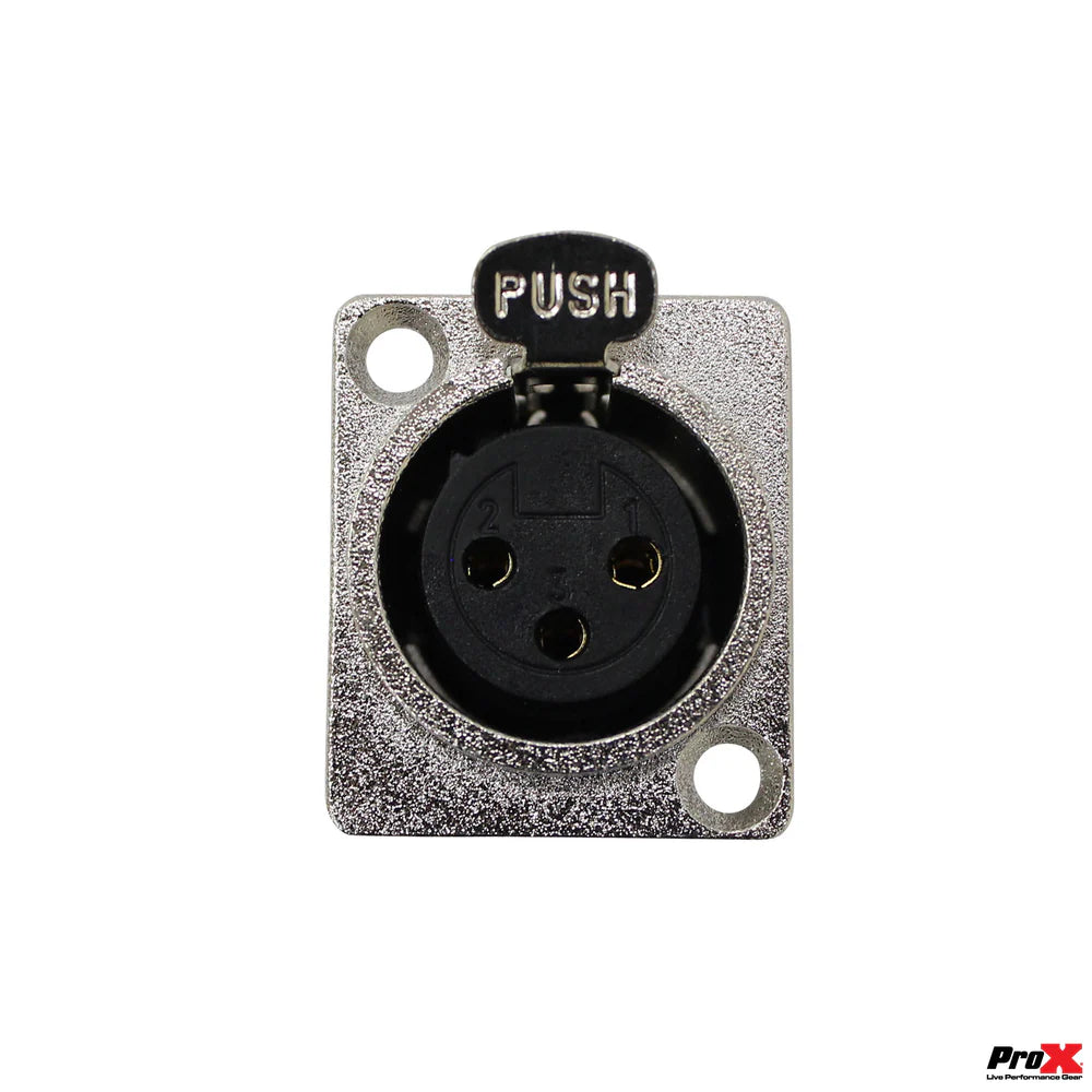 PROX-XC-3FDM - ProX XC-3FDM XLR Female To Male Adapter For Panel Mount