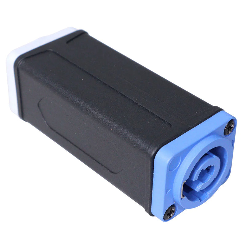 PRO-X- XC-PWC-COUPLER - ProX XC-PWC-COUPLER PowerKon Cable Coupler Adapter BLUE Power In To GRAY Power Out