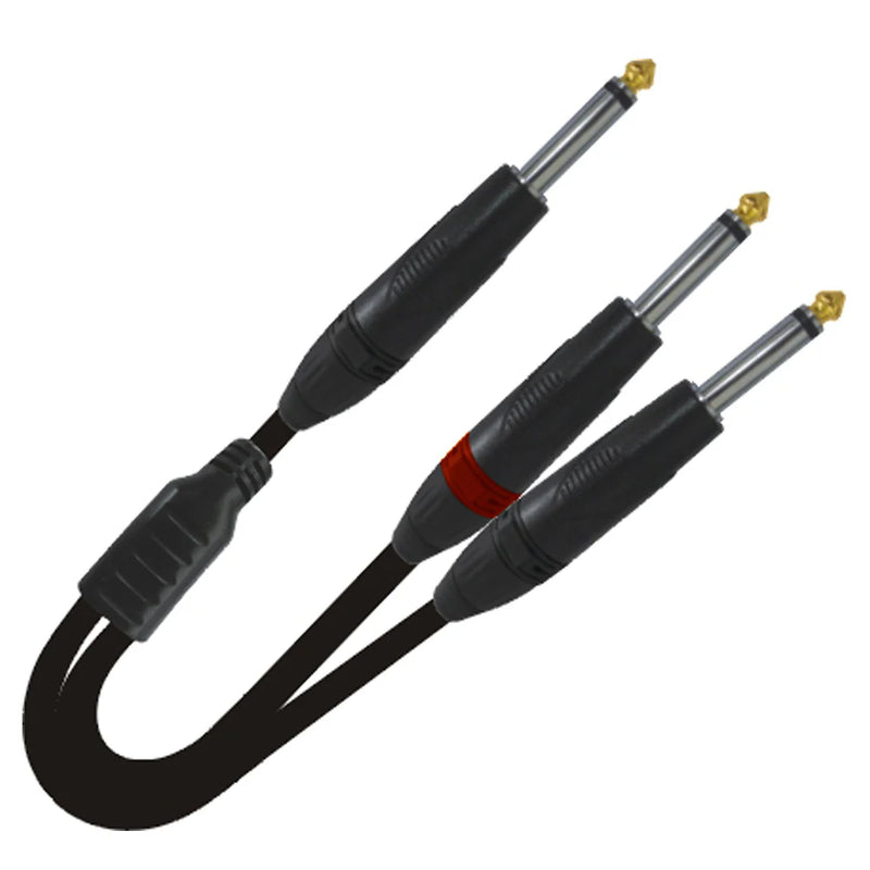 PRO-X- XC-PYP03 - ProX XC-PYP03 1/4" to Dual 1/4" High Performance Audio Cable - 3 Ft.