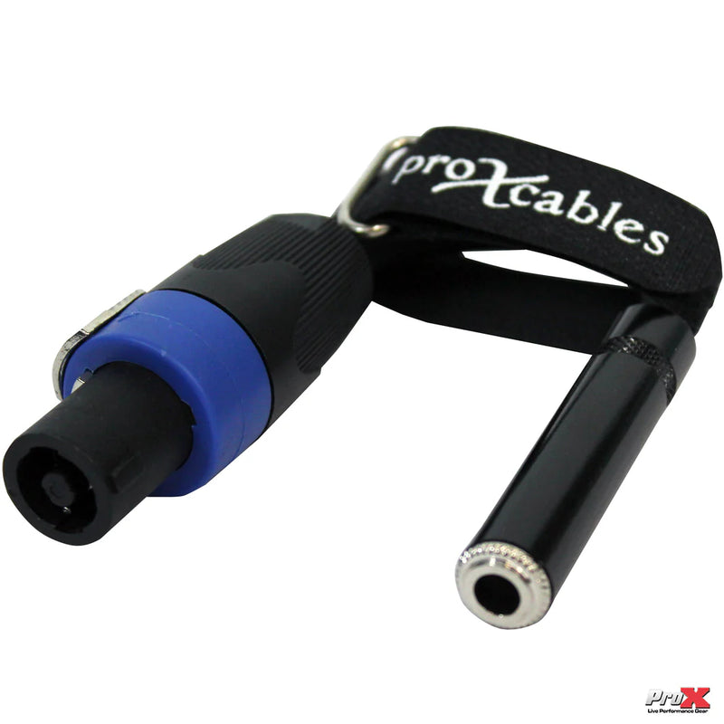 PROX-XC-SQF - ProX XC-SQF 6ft. SpeakOn-M to 1/4" TS-F Female High Performance Speaker Cable