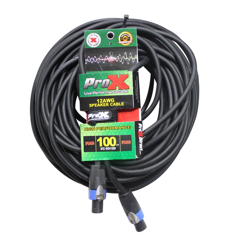 PROX-XC-SS100 - ProX XC-SS100 100ft. SpeakOn to SpeakOn 12AWG High Performance Speaker Cable