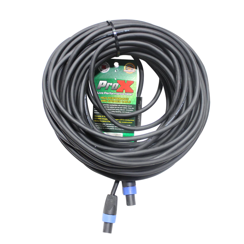 PRO-X- XC-SS100 - ProX XC-SS100 100ft. SpeakOn to SpeakOn 12AWG High Performance Speaker Cable