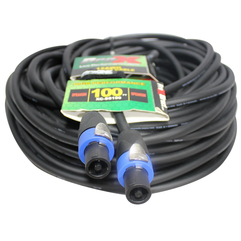 PRO-X- XC-SS100 - ProX XC-SS100 100ft. SpeakOn to SpeakOn 12AWG High Performance Speaker Cable