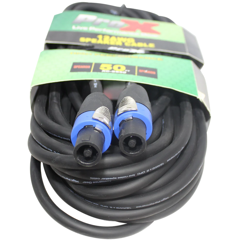 PROX-XC-SS50 - ProX XC-SS50 50ft. SpeakOn to SpeakOn 12AWG High Performance Speaker Cable