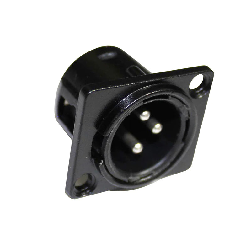 PROX-XC-XLRM-PANEL - ProX XC-XLRM-PANEL Panel Mount XLR-3 PIN Male Black