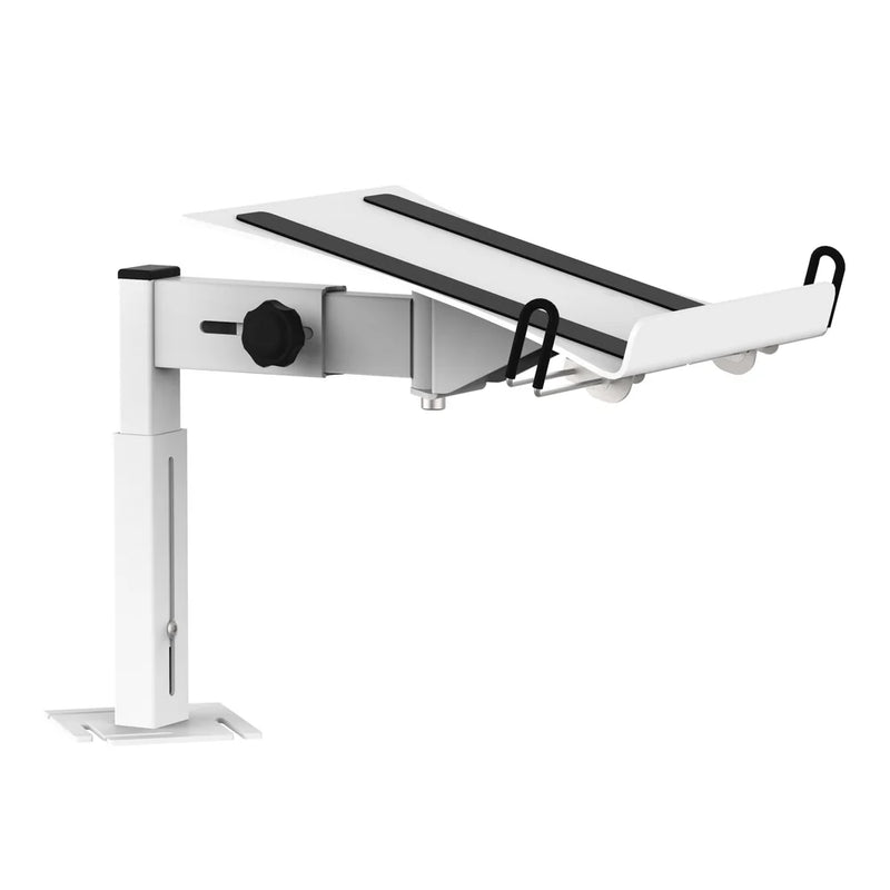 PRO-X- XFH-B3 LS WH - ProX XF-B3LSWH Universal Side Laptop Shelf Mounting Stand for B3 DJ Table Workstation (White)