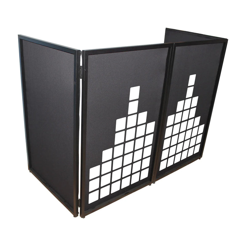 PROX-XF-SMETERX2 - ProX XF-SMETERX2 Sound Meter Facade Enhancement Scrims (White Print on Black)