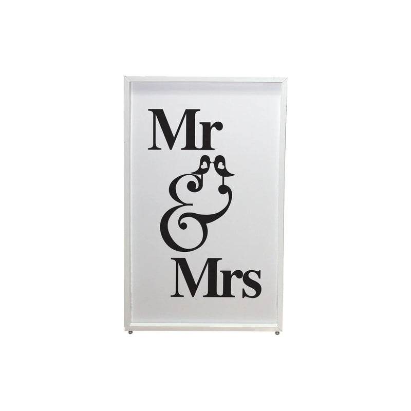 PROX-XF-SMRMRS - ProX XF-SMRMRS Mr and Mrs Facade Enhancement Scrim (Black Print on White)