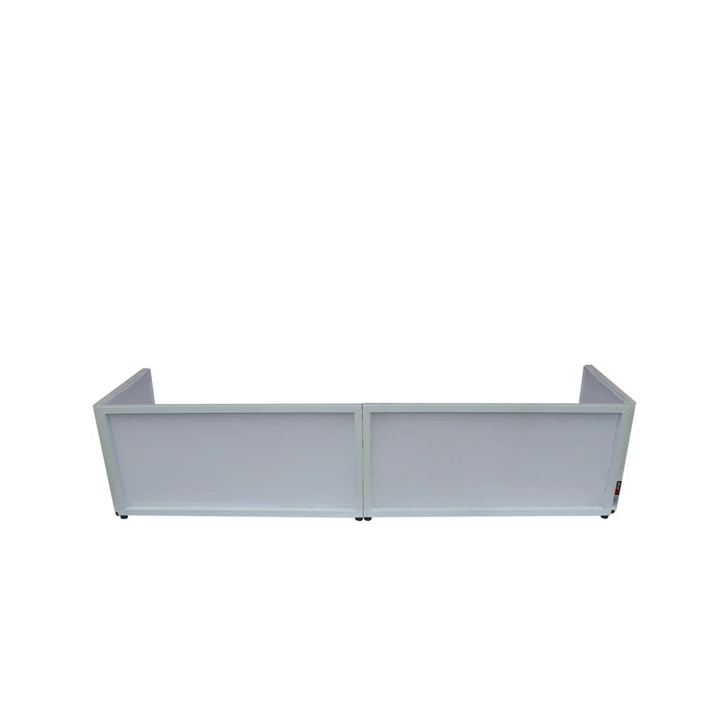 PRO-X- XF-STTFW - ProX XF-STTFW White 6 Ft Tabletop Facade Replacement Scrim Set - 2 Front Panels and 2 Side Panels