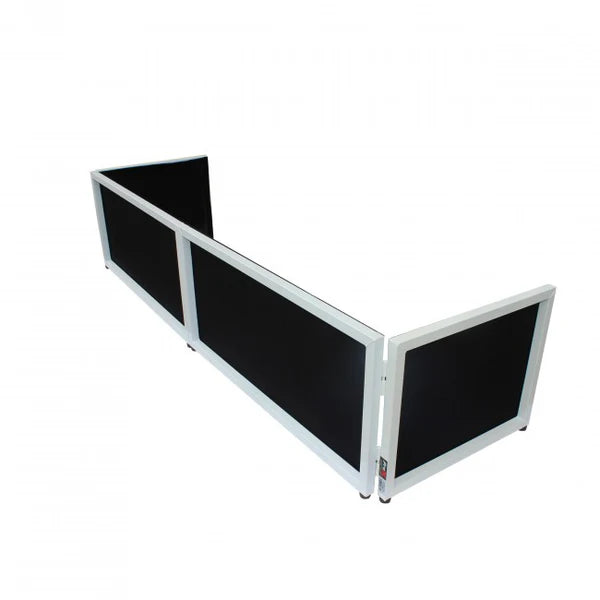 PRO-X- XF-TTFW (Store demo) 6ft White Table Top DJ Facade