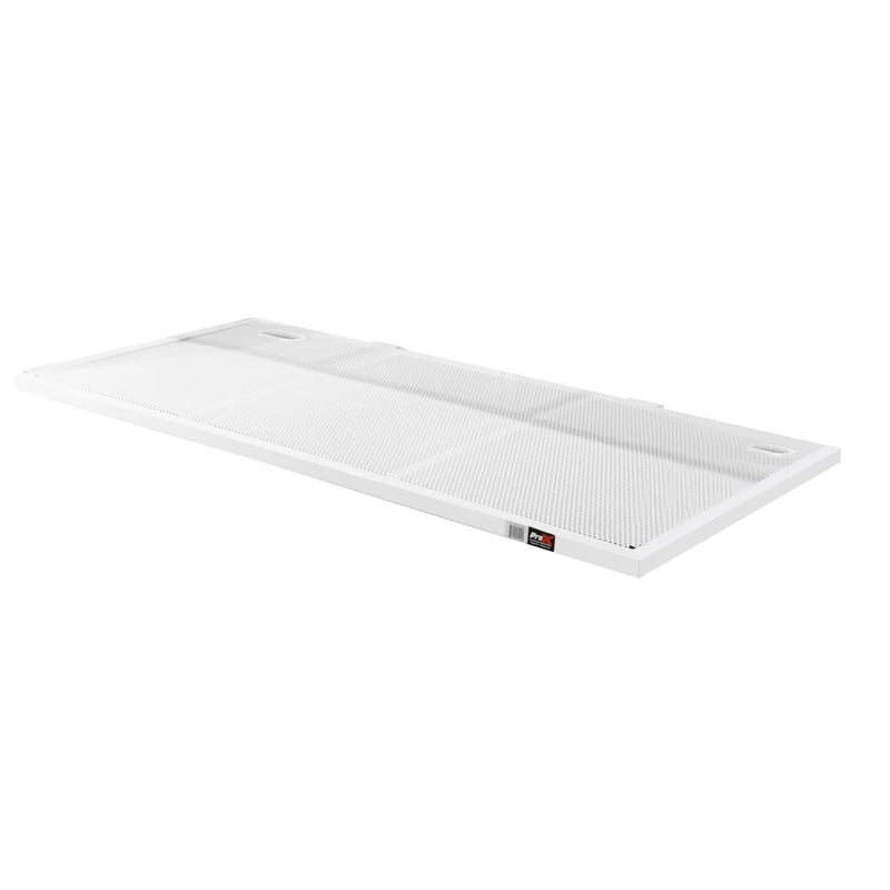 PRO-X- XF-VISTA SHELF L WH - ProX XF-VISTA SHELF L WH Replacement Ventilated Large Shelf for XF-VISTAWHMK2 DJ Facade Table Workstation (White)