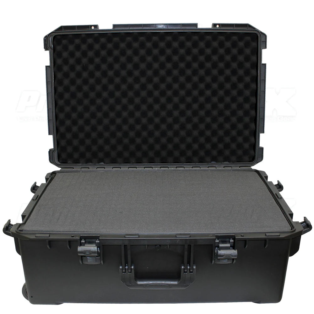 PRO-X- XM-1101HW - ProX VAULTX XM-1101HW Large Watertight Case W-Extendable Handle, Wheels and Pluck-N-Pak Foam