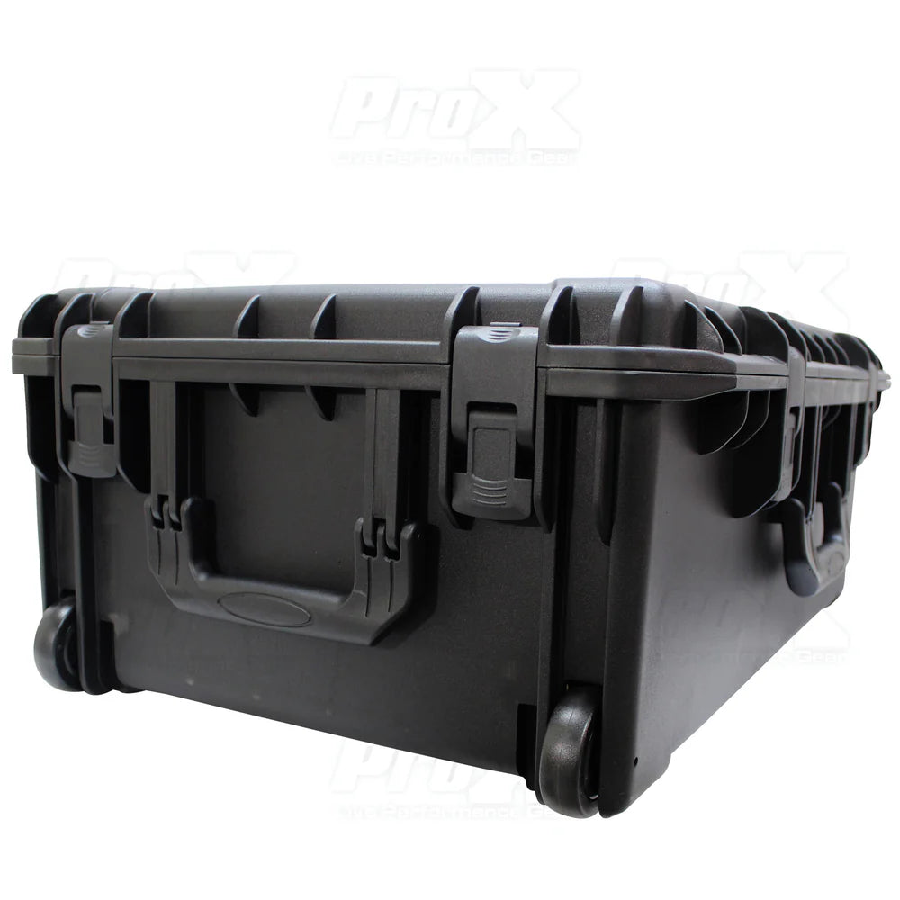 PRO-X- XM-1101HW - ProX VAULTX XM-1101HW Large Watertight Case W-Extendable Handle, Wheels and Pluck-N-Pak Foam