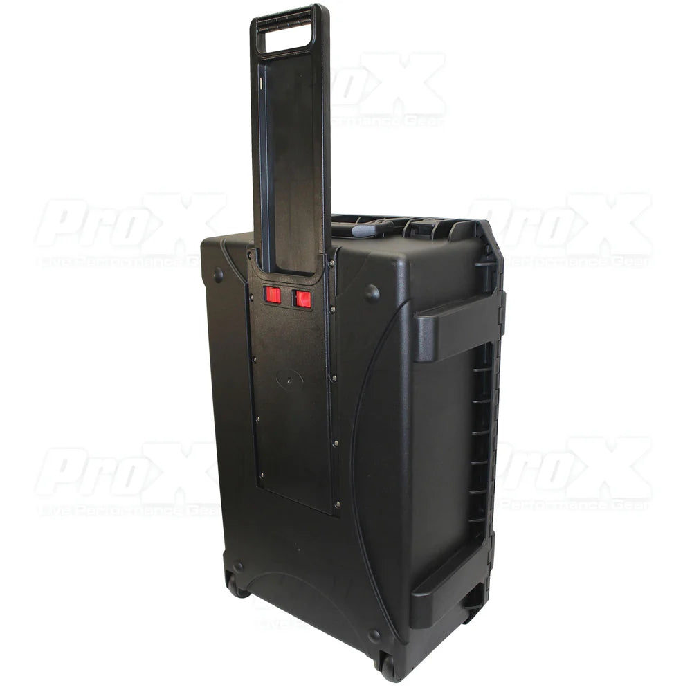 PRO-X- XM-1101HW - ProX VAULTX XM-1101HW Large Watertight Case W-Extendable Handle, Wheels and Pluck-N-Pak Foam