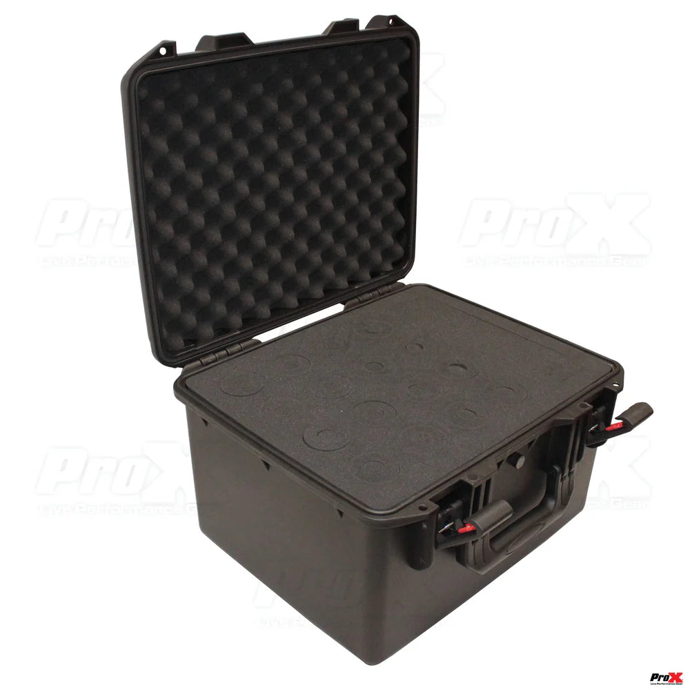 PRO-X- XM-1216MIC - ProX VAULTX XM-1216MIC Watertight Microphone Case (Holds 16 Handheld Units)