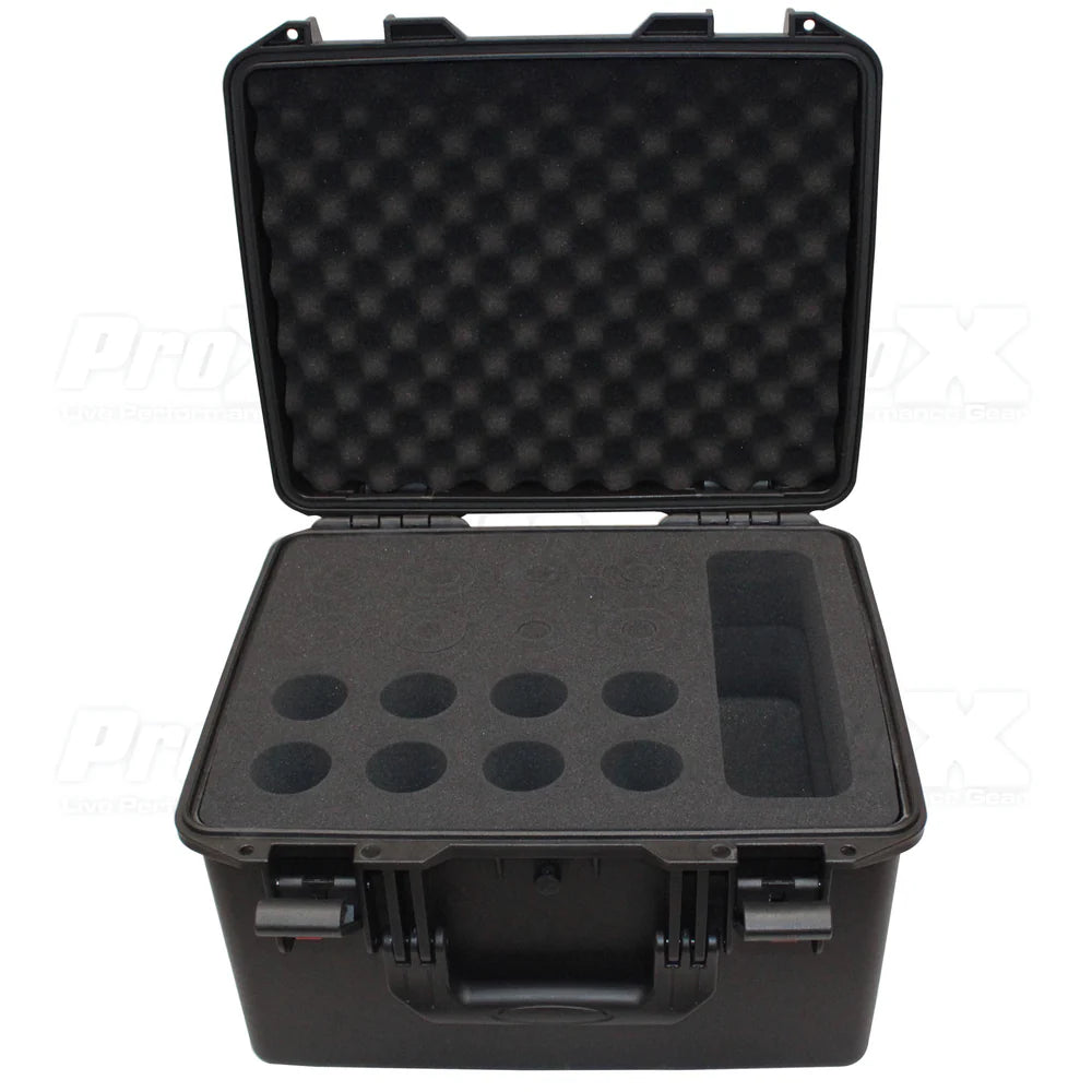 PRO-X- XM-1216MIC - ProX VAULTX XM-1216MIC Watertight Microphone Case (Holds 16 Handheld Units)
