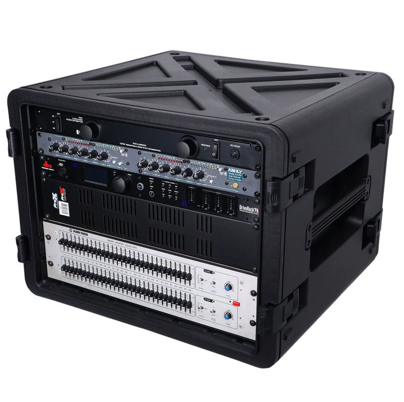 PRO-X- XM-8U - ProX XM-8U UltronX Watertight 8U Rack Space Molded Plastic Case - 18"