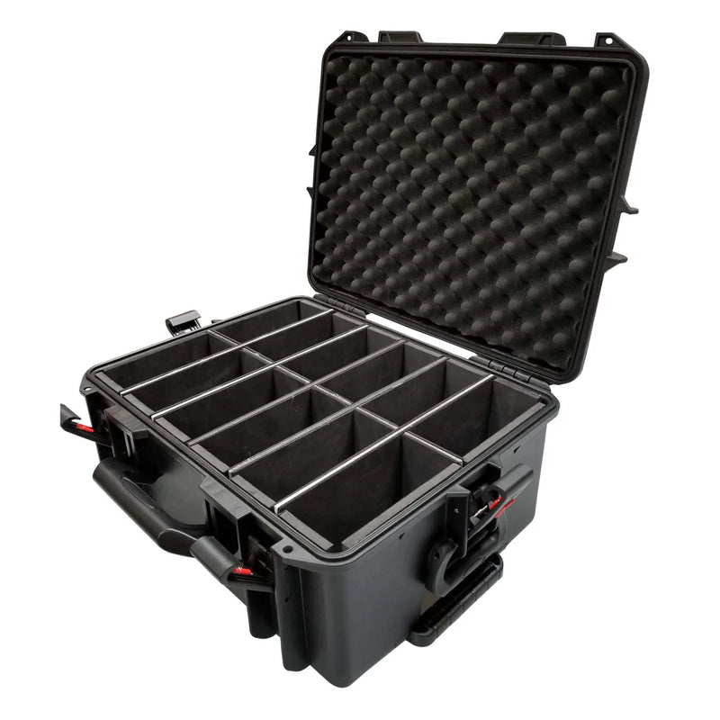 PRO-X- XM-MAXI12 - ProX VAULTX XM-MAXI12 Watertight Case for 12 ApeLabs MAXI Lights W-Extendable Handle and Wheels