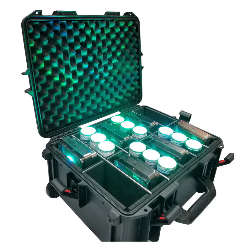 PRO-X- XM-MAXI12 - ProX VAULTX XM-MAXI12 Watertight Case for 12 ApeLabs MAXI Lights W-Extendable Handle and Wheels