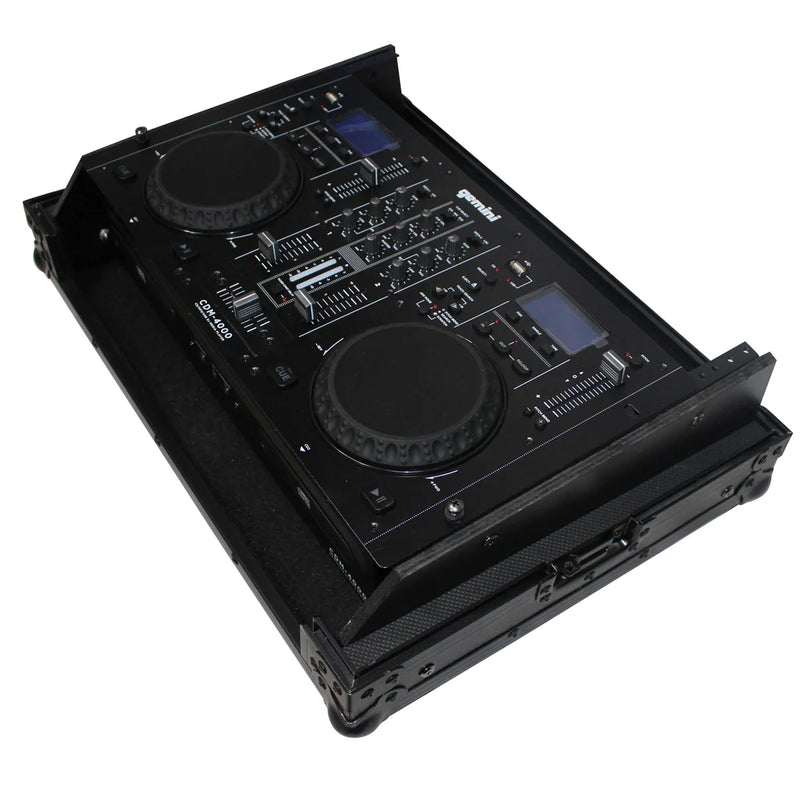 PRO-X- X-19MIX7UBL - ProX X-19MIX7UBL Flight Case for Gemini CDM-4000 DJ Media Player (Black on Black)