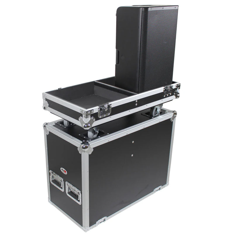 PRO-X- X-QSC K12 - ProX X-QSCK12 ProX ATA style Flight Case for 2x QSC K12 or K12.2 Speakers