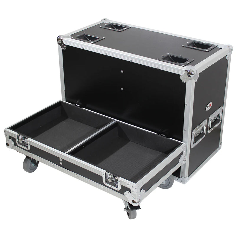 PRO-X- X-QSC K12 - ProX X-QSCK12 ProX ATA style Flight Case for 2x QSC K12 or K12.2 Speakers