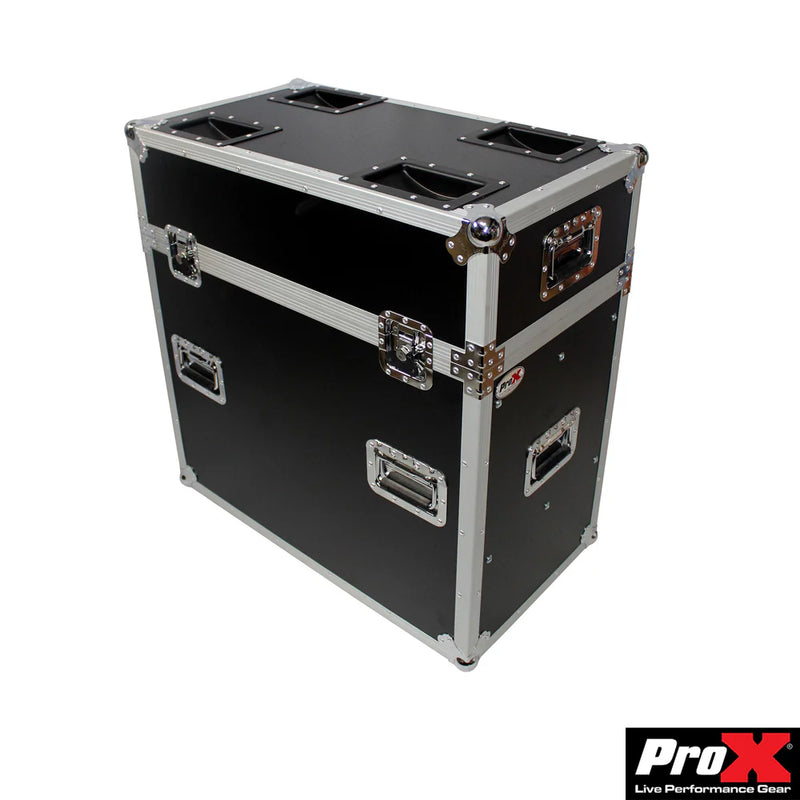 PRO-X- XS-6XBP2424 - ProX XS-6XBP2424 Flight/Road Case Holds 6 Pieces 24" x 24" Aluminum Base Plate