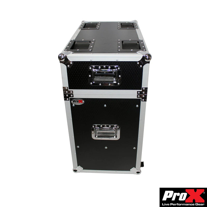 PRO-X- XS-6XBP2424 - ProX XS-6XBP2424 Flight/Road Case Holds 6 Pieces 24" x 24" Aluminum Base Plate