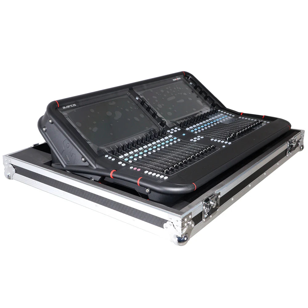 PRO-X- XS-AHAVANTIS SOLO W - ProX XS-AHAVANTIS W Fits Allen & Heath AVANTIS Digital Mixer Console Flight Case w/Low Profile Wheels