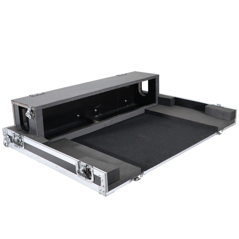 PRO-X- XS-BX32DHW - ProX XS-BX32DHW Flight Hard Road Case ProX Mixer Case with Doghouse and Wheels fits Behringer X32