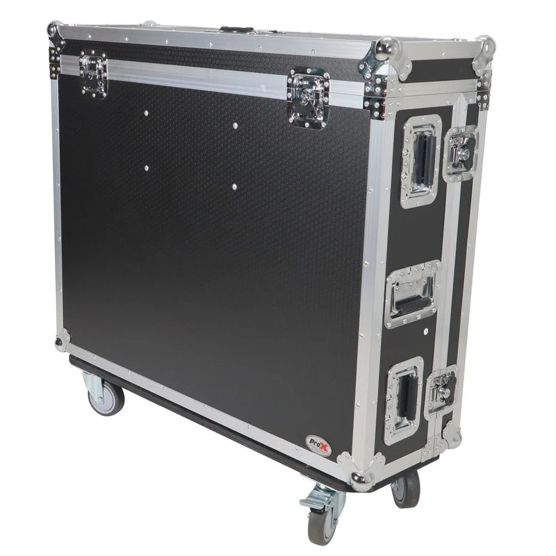 PRO-X- XS-BX32DHW - ProX XS-BX32DHW Flight Hard Road Case ProX Mixer Case with Doghouse and Wheels fits Behringer X32