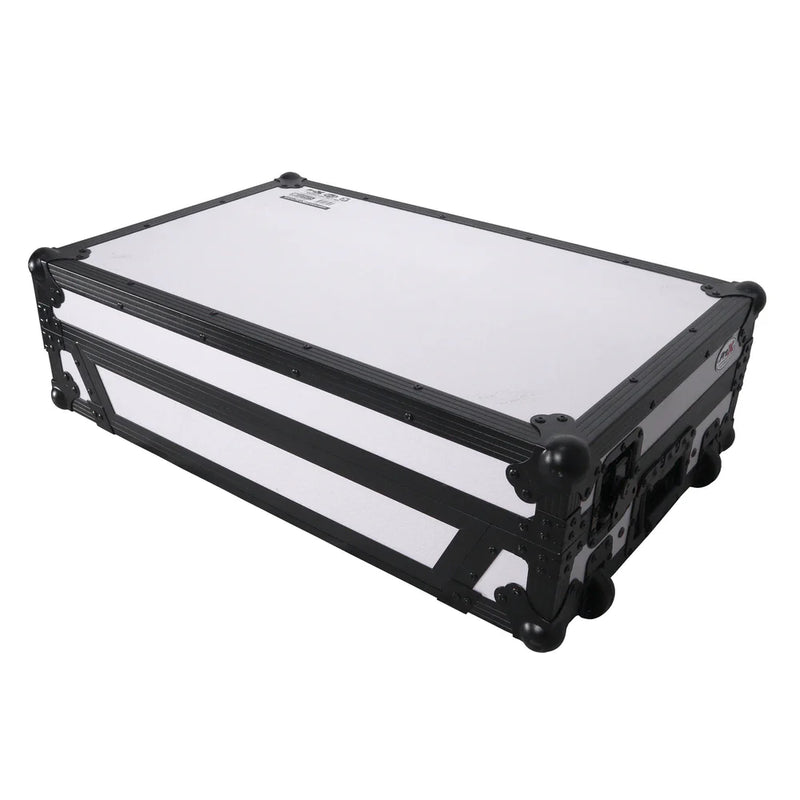 PRO-X- XS-XDJXZ WLTWH - ProX XS-XDJXZWLT WH ATA Flight Case For Pioneer XDJ-XZ DJ Controller with Laptop Shelf 1U Rack Space and Wheels (Black White)