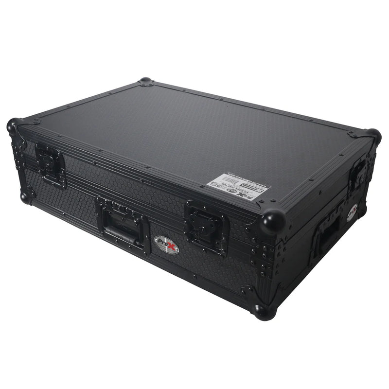 PRO-X- XS-DDJFLX10 WBL - ProX XS-DDJFLX10WBL Case For Pioneer DDJ-FLX10 DJ Controller with 1U Rack Space Wheels