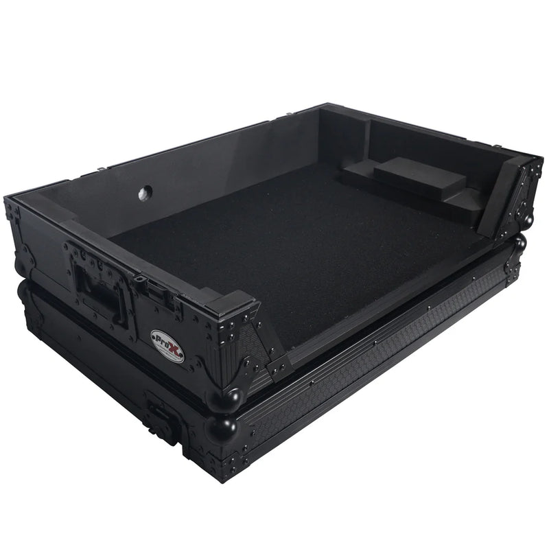 PRO-X- XS-DDJFLX10 WBL - ProX XS-DDJFLX10WBL Case For Pioneer DDJ-FLX10 DJ Controller with 1U Rack Space Wheels