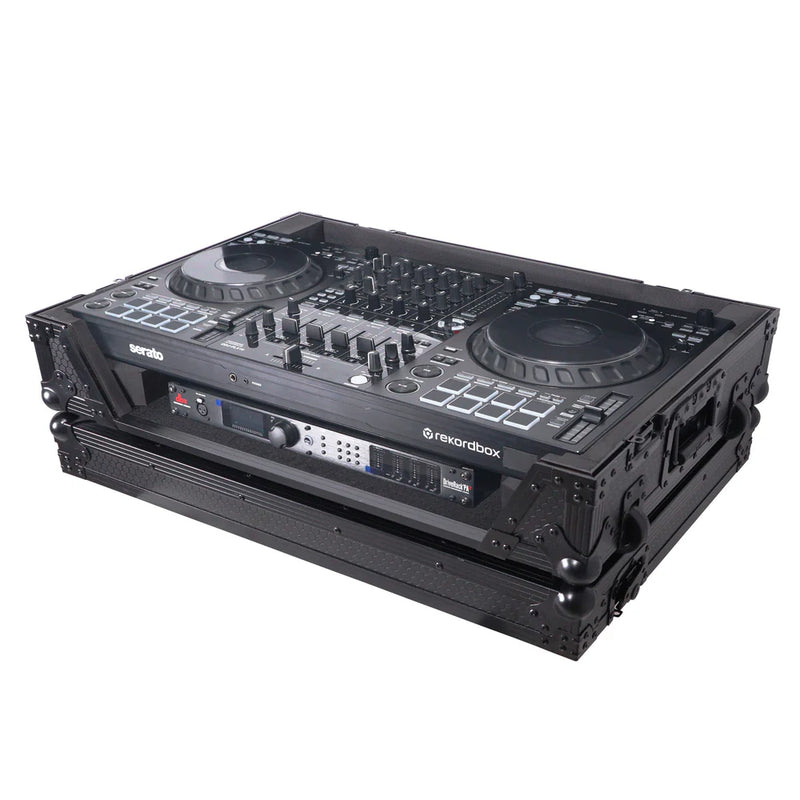 PRO-X- XS-DDJFLX10 WBL - ProX XS-DDJFLX10WBL Case For Pioneer DDJ-FLX10 DJ Controller with 1U Rack Space Wheels