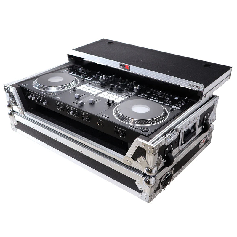 PRO-X- XS-DDJREV7 WLT - ProX XS-DDJREV7 WLT Case for Pioneer DDJ-REV7 DJ Controller with Laptop Shelf Wheels and 1U Rackspace