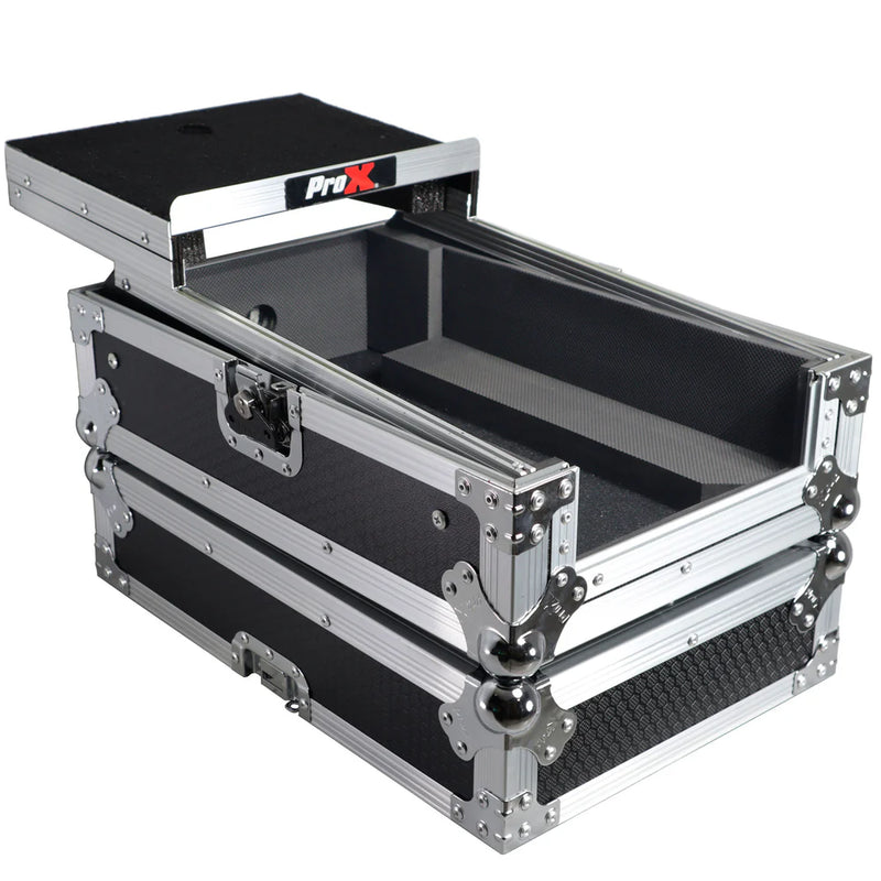 PRO-X- XS-DJMS7LT - ProX XS-DJMS7LT ATA Flight Style Road Case for Pioneer DJM-S7 DJ Mixer with Laptop Shelf