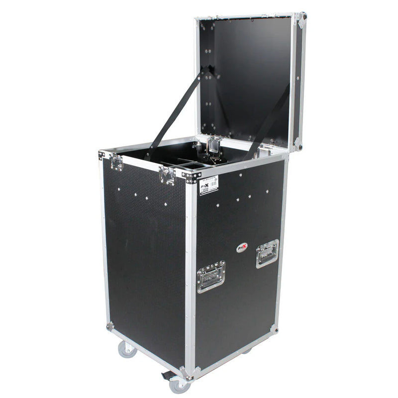 PRO-X- XS-MIC25STN - ProX XS-MIC25STN Microphone Stand Case Holds up to 25 Units W-Casters