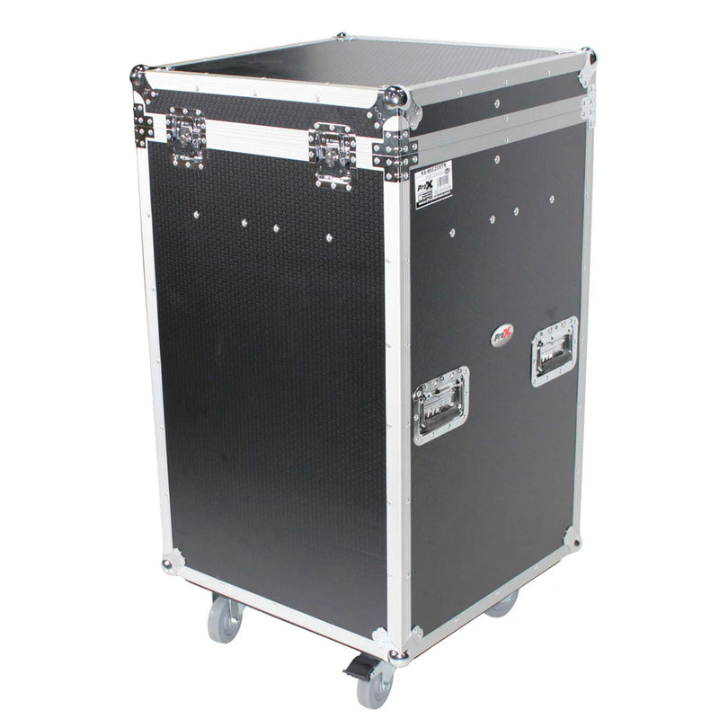 PRO-X- XS-MIC25STN - ProX XS-MIC25STN Microphone Stand Case Holds up to 25 Units W-Casters