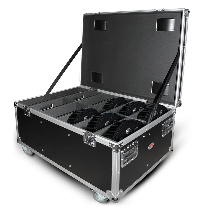 PRO-X- XS-PARU612W - ProX XS-PARU612W Par Can Utility Case W-Wheels Will Hold 6 or 12 Par Lights