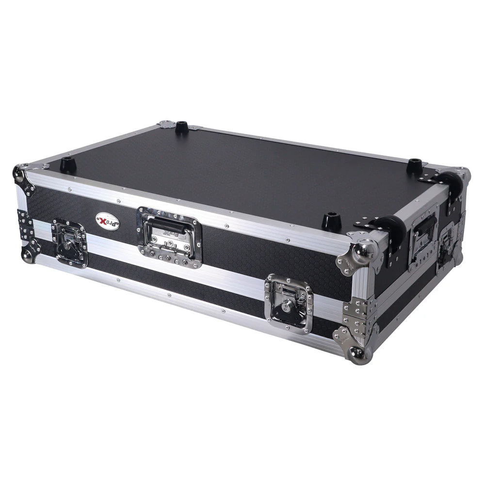 PRO-X- XS-RANEFOUR W -  ATA Flight Style Road Case For RANE Four DJ Controller with 1U Rack Space and Wheels