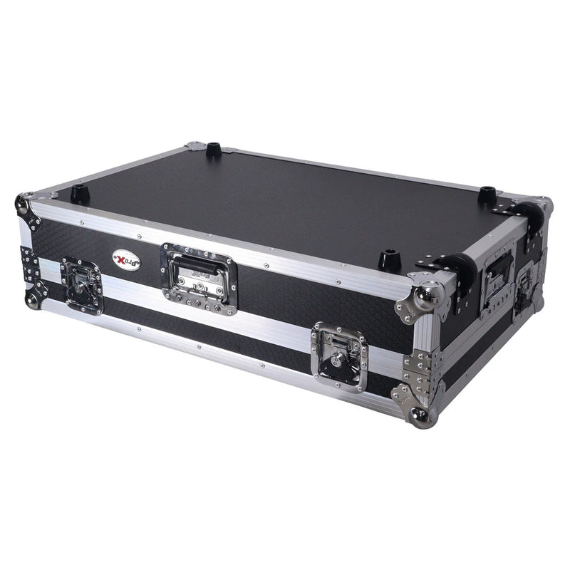 PRO-X- XS-RANEFOUR W - ProX XS-RANEFOURW ATA Flight Style Road Case For RANE Four DJ Controller with 1U Rack Space and Wheels