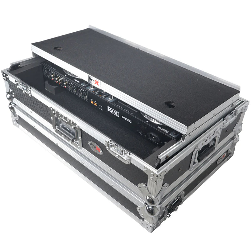 PRO-X- XS-RANEONE WLT - Flight Case For RANE ONE DJ Controller w/Sliding Laptop Shelf, 1U Rack, and Wheels