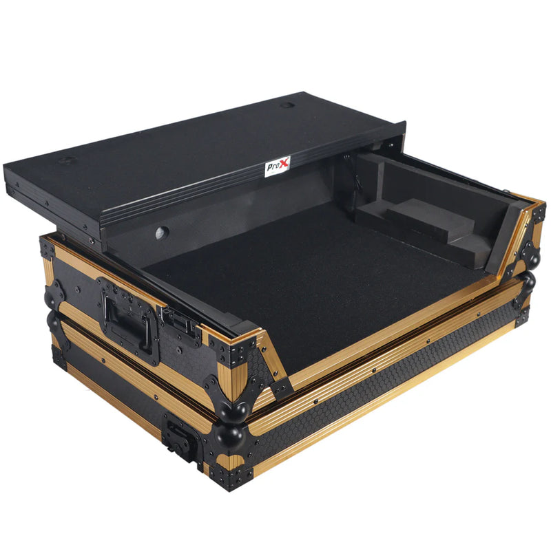 PRO-X- XS-RANE ONE WLT FGLD - ProX XS-RANEONE WLT FGLD ATA Flight Style Road Case for RANE ONE DJ Controller (Limited Edition Gold)