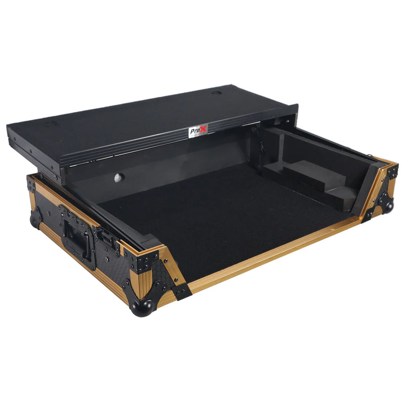 PRO-X- XS-RANE ONE WLT FGLD - ProX XS-RANEONE WLT FGLD ATA Flight Style Road Case for RANE ONE DJ Controller (Limited Edition Gold)