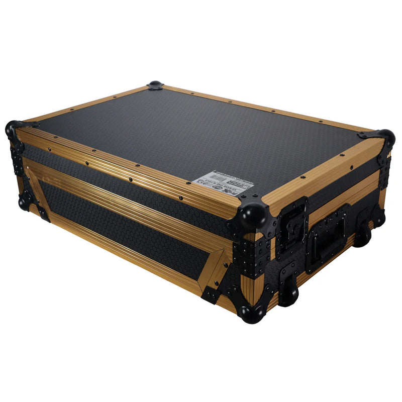 PRO-X- XS-RANE ONE W FGLD - ProX XS-RANEONE-W-FGLD ATA Flight Style Road Case for RANE ONE DJ Controller w/Wheels (Limited Edition Gold)