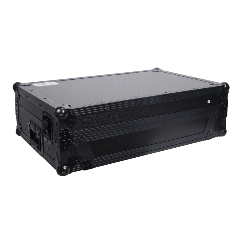 PRO-X- XS-SCLIVE2 LT - ProX XS-SCLIVE2 LTBL LED ATA Flight Style Road Case For Denon SC Live 2 Controller with Laptop Shelf 1U Rack Space RGB LED (Black Finish)